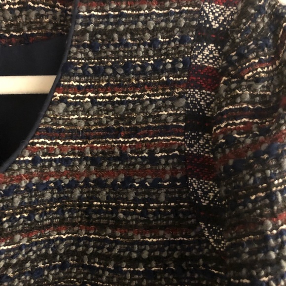 LOFT multicolor tweed blazer - Picture 4 of 4